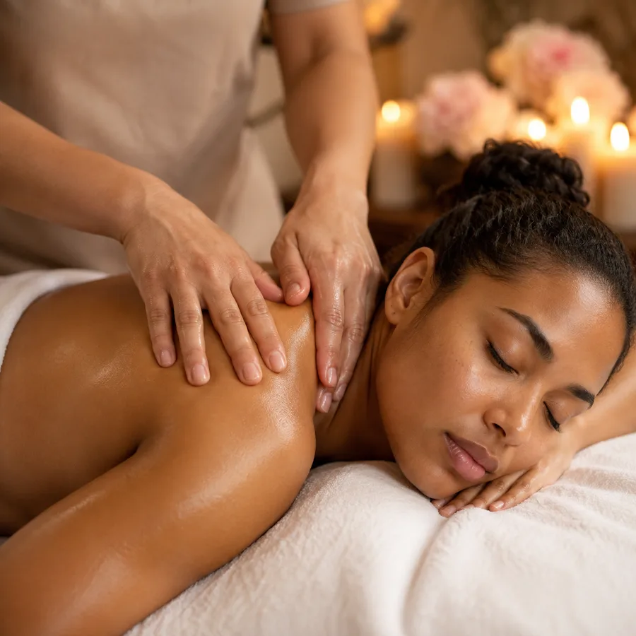 Back and shoulder massage