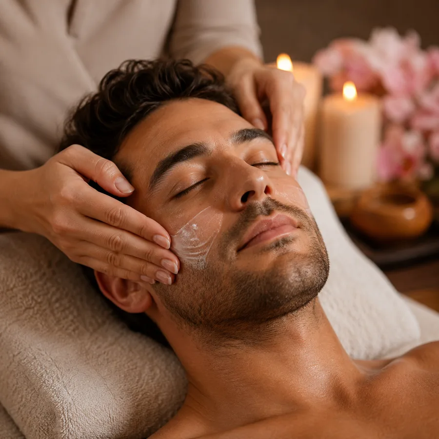 Men's beauty treatments