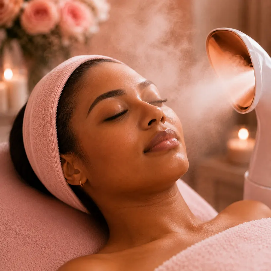 Steam facials with extractions